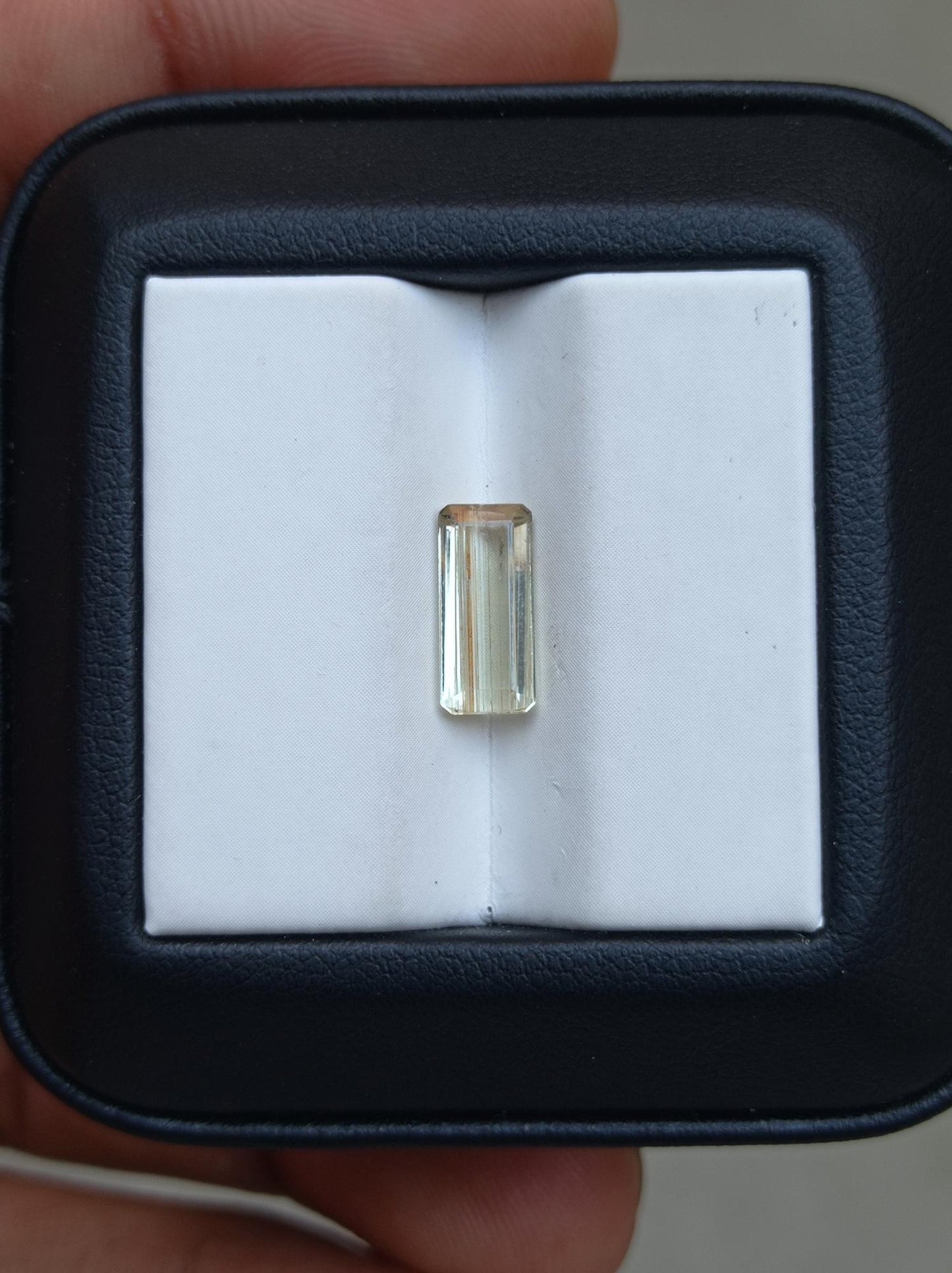 1.8ct Natural Yellow Tourmaline Gemstone - October Birthstone - 11x5x3mm