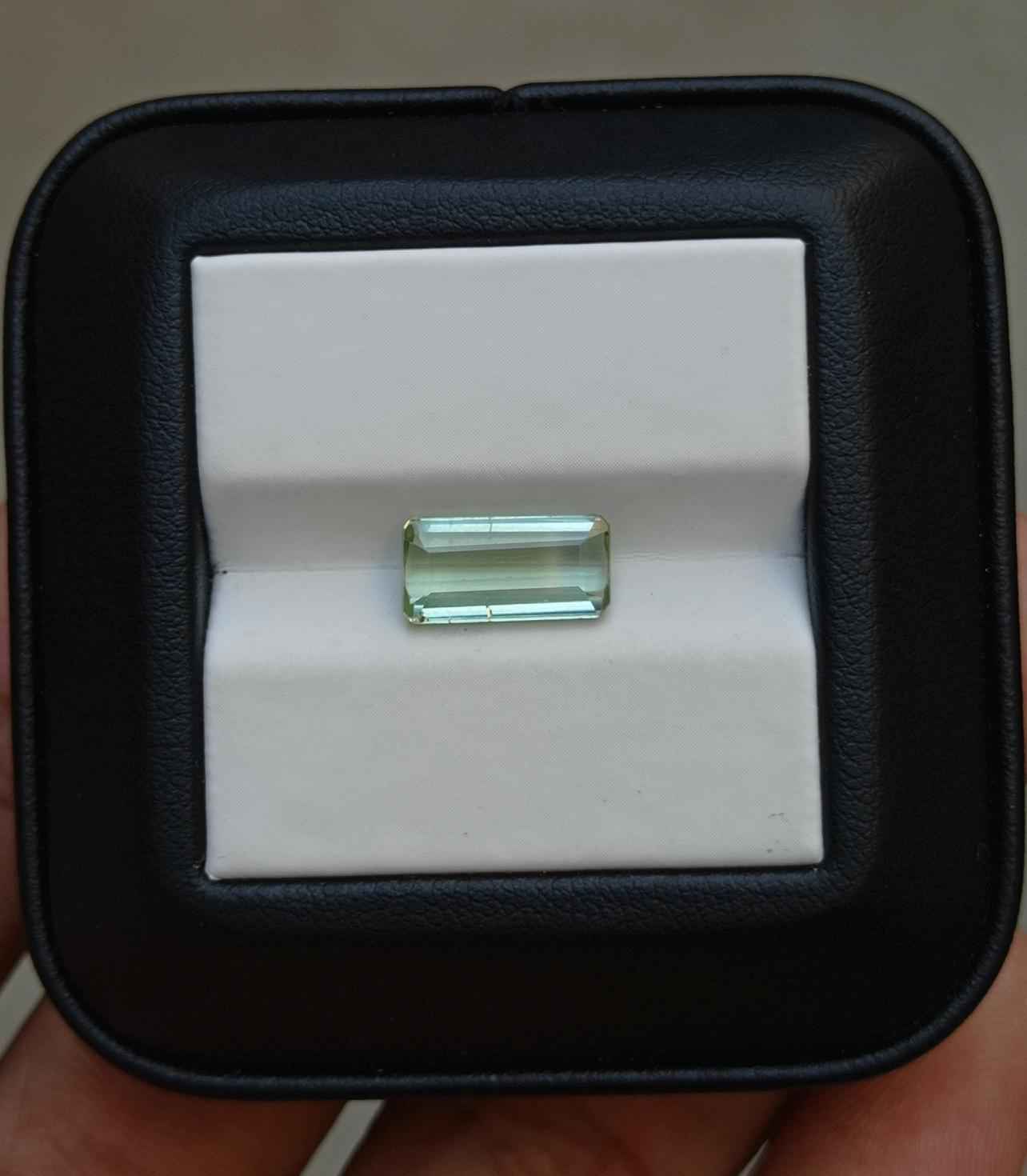 2.8ct Natural Teal Tourmaline Gemstone - Faceted Tourmaline - October Birthstone - 12x6x4mm