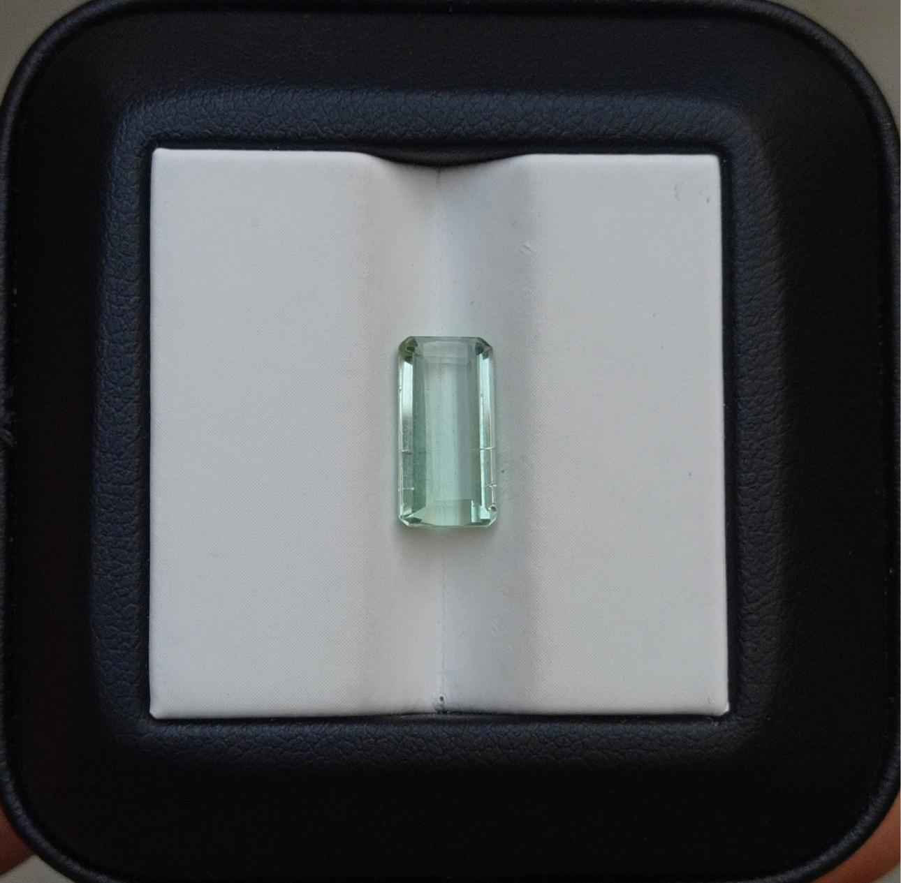 2.8ct Natural Teal Tourmaline Gemstone - Faceted Tourmaline - October Birthstone - 12x6x4mm