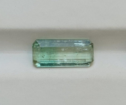 2.7ct Natural Bi-Color Tourmaline Gemstone - October Birthstone - 13x6x4mm