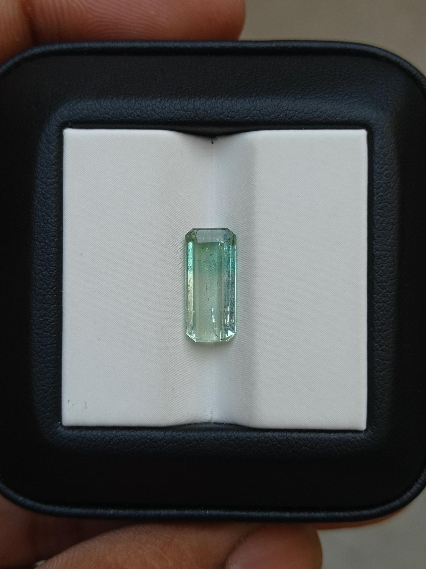 2.7ct Natural Bi-Color Tourmaline Gemstone - October Birthstone - 13x6x4mm