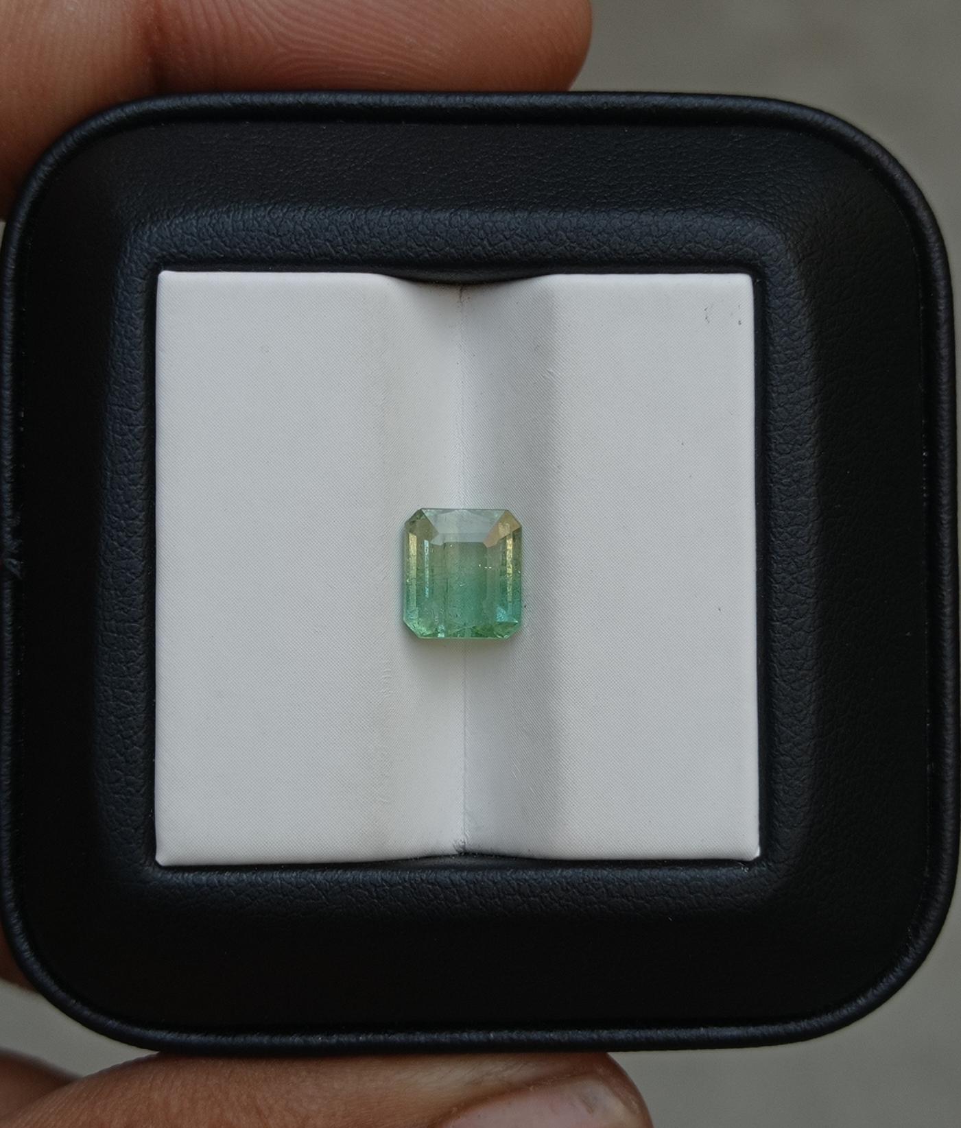 2.1ct Natural Bi-Color Tourmaline Gemstone - October Birthstone