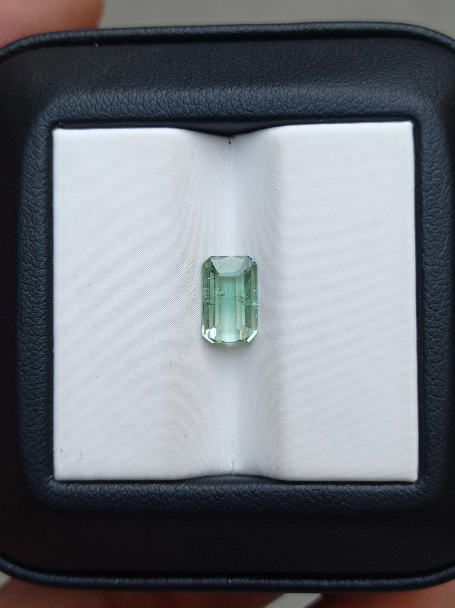 1.35ct Natural Bi-Color Tourmaline Gemstone - October Birthstone Tourmaline