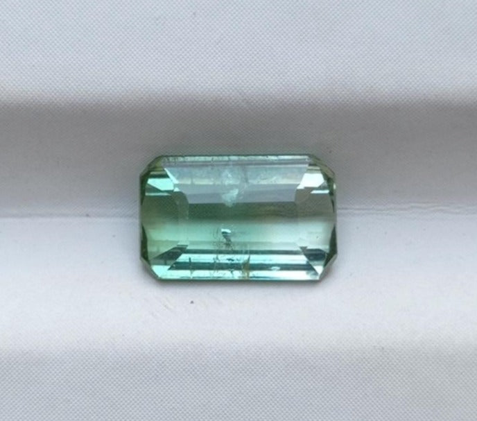 1.35ct Natural Bi-Color Tourmaline Gemstone - October Birthstone Tourmaline