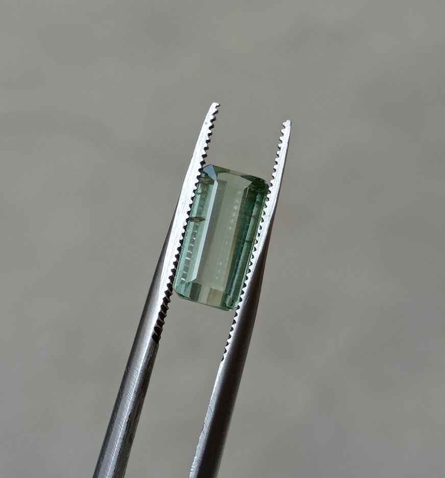2.8ct Natural Teal Tourmaline Gemstone - Faceted Tourmaline - October Birthstone - 12x6x4mm