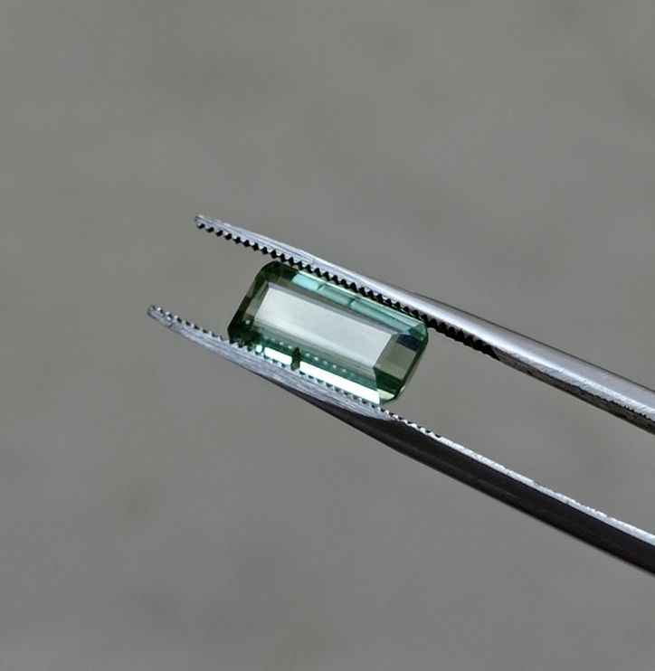 2.8ct Natural Teal Tourmaline Gemstone - Faceted Tourmaline - October Birthstone - 12x6x4mm
