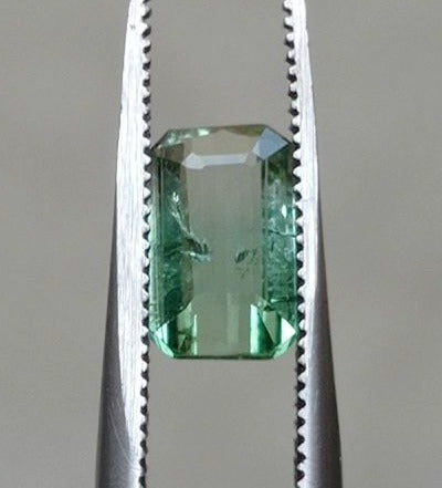1.35ct Natural Bi-Color Tourmaline Gemstone - October Birthstone Tourmaline