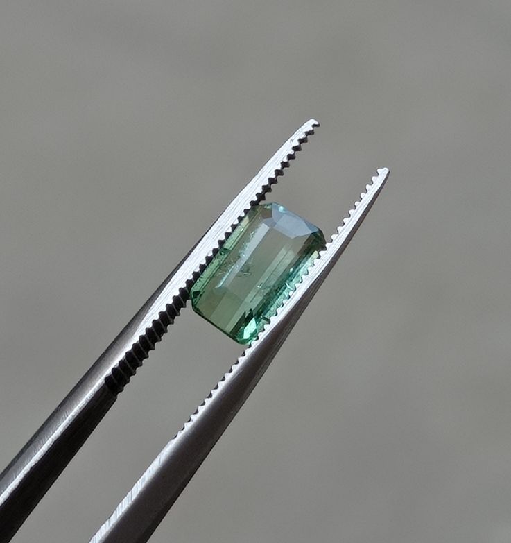 1.35ct Natural Bi-Color Tourmaline Gemstone - October Birthstone Tourmaline