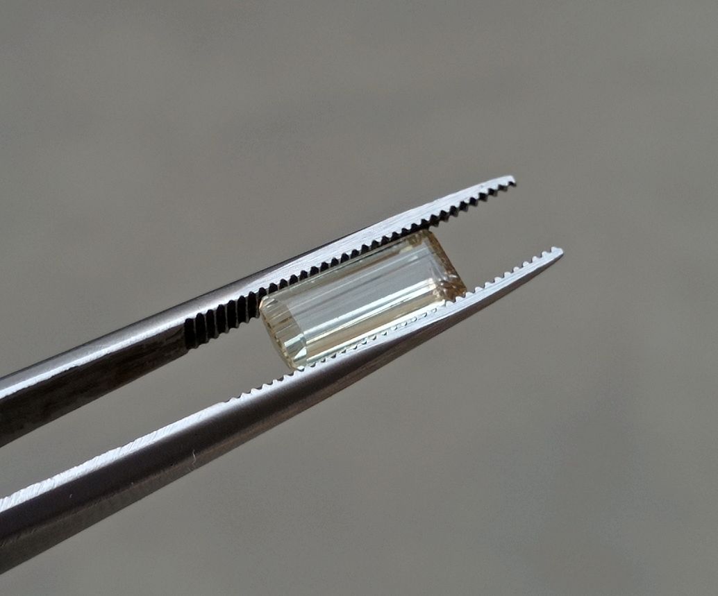 1.8ct Natural Yellow Tourmaline Gemstone - October Birthstone - 11x5x3mm