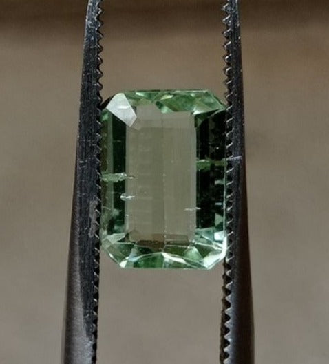 2.2ct Natural Light Green Tourmaline Gemstone - October Birthstone