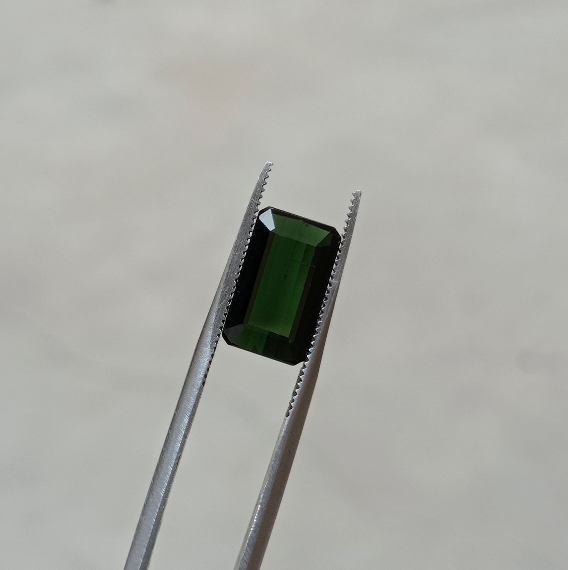 4.3ct Natural Green Tourmaline Gemstone - Faceted Tourmaline - October Birthstone - 13x8x4mm