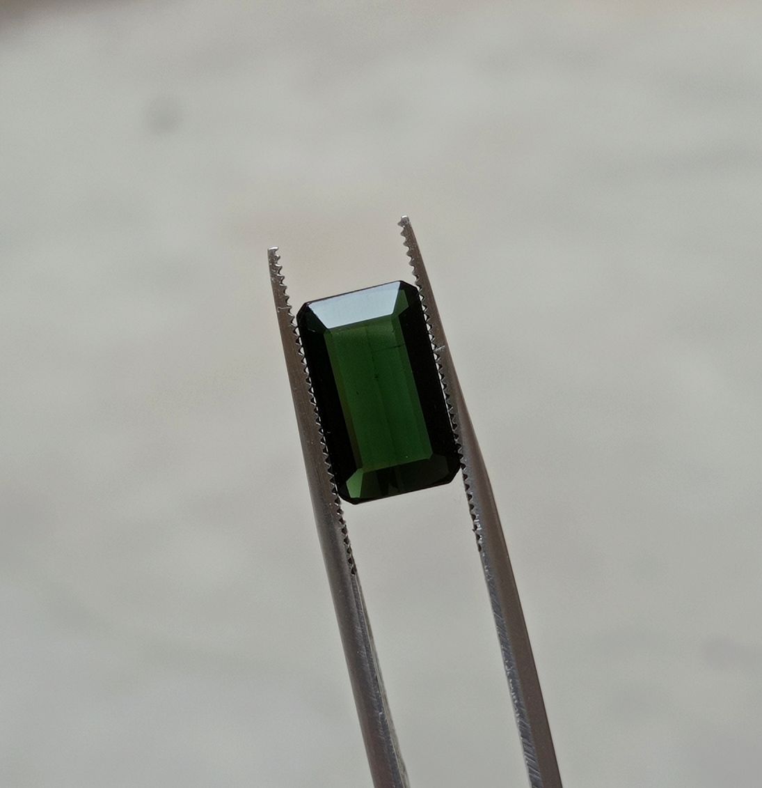 4.3ct Natural Green Tourmaline Gemstone - Faceted Tourmaline - October Birthstone - 13x8x4mm