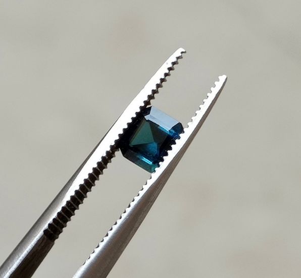 0.6ct Natural Indicolite Tourmaline Gemstone - October Birthstone Tourmaline