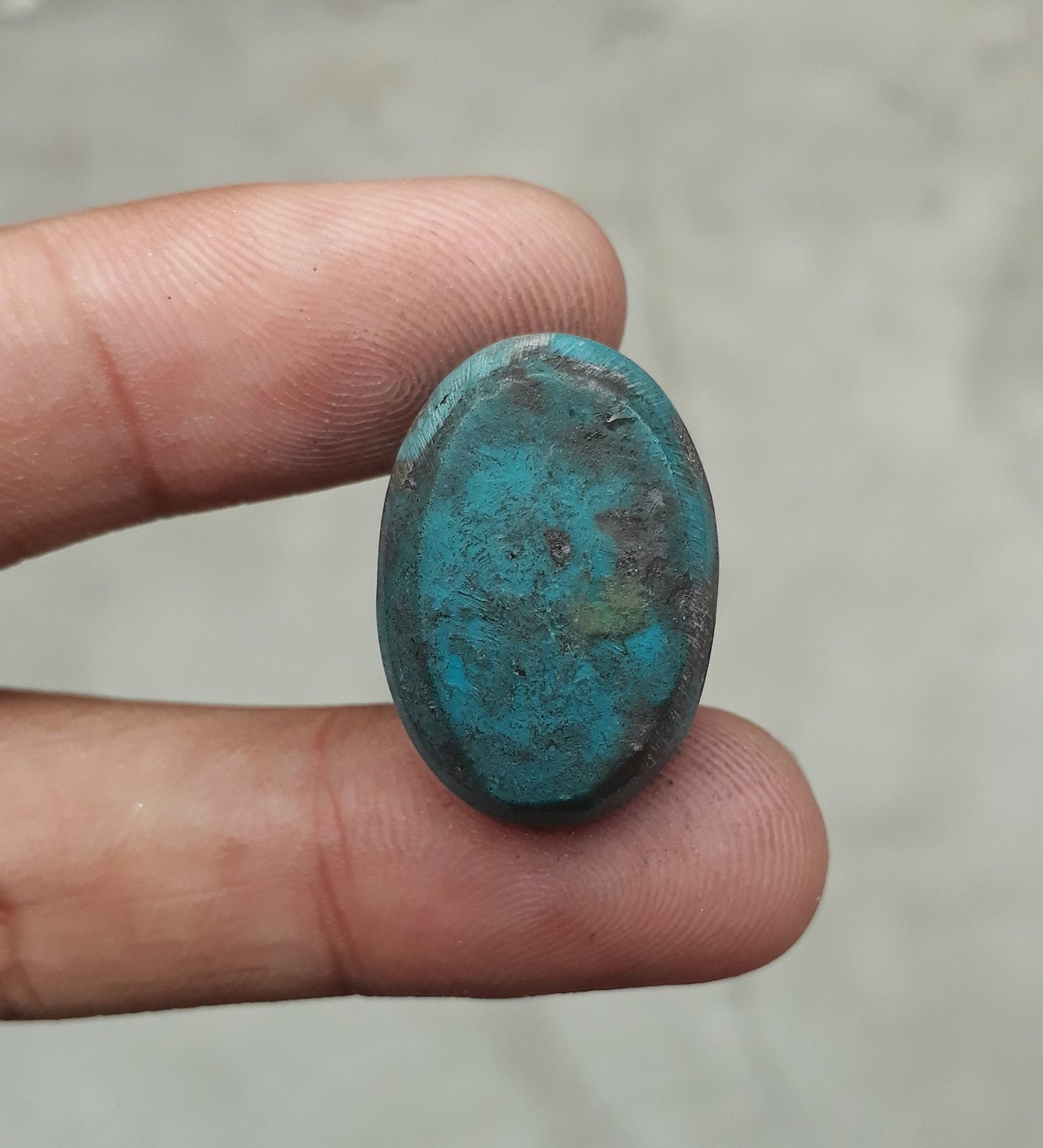Natural Turquoise with Pyrite - Blue Matrix Turquoise - Shajri Feroza-43.80Ct