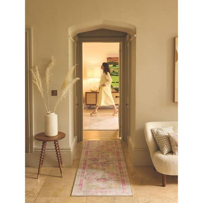 Eco-Washable Multicolour Rug Vintage Design