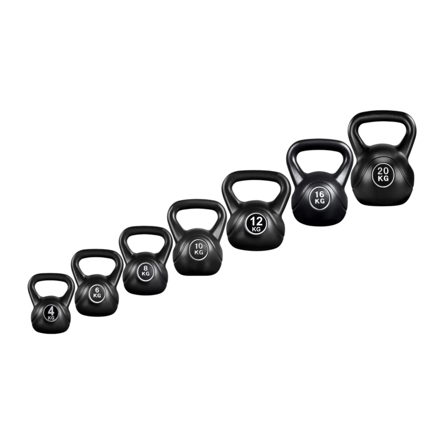 4-20kg Gym Vinyl Kettlebells