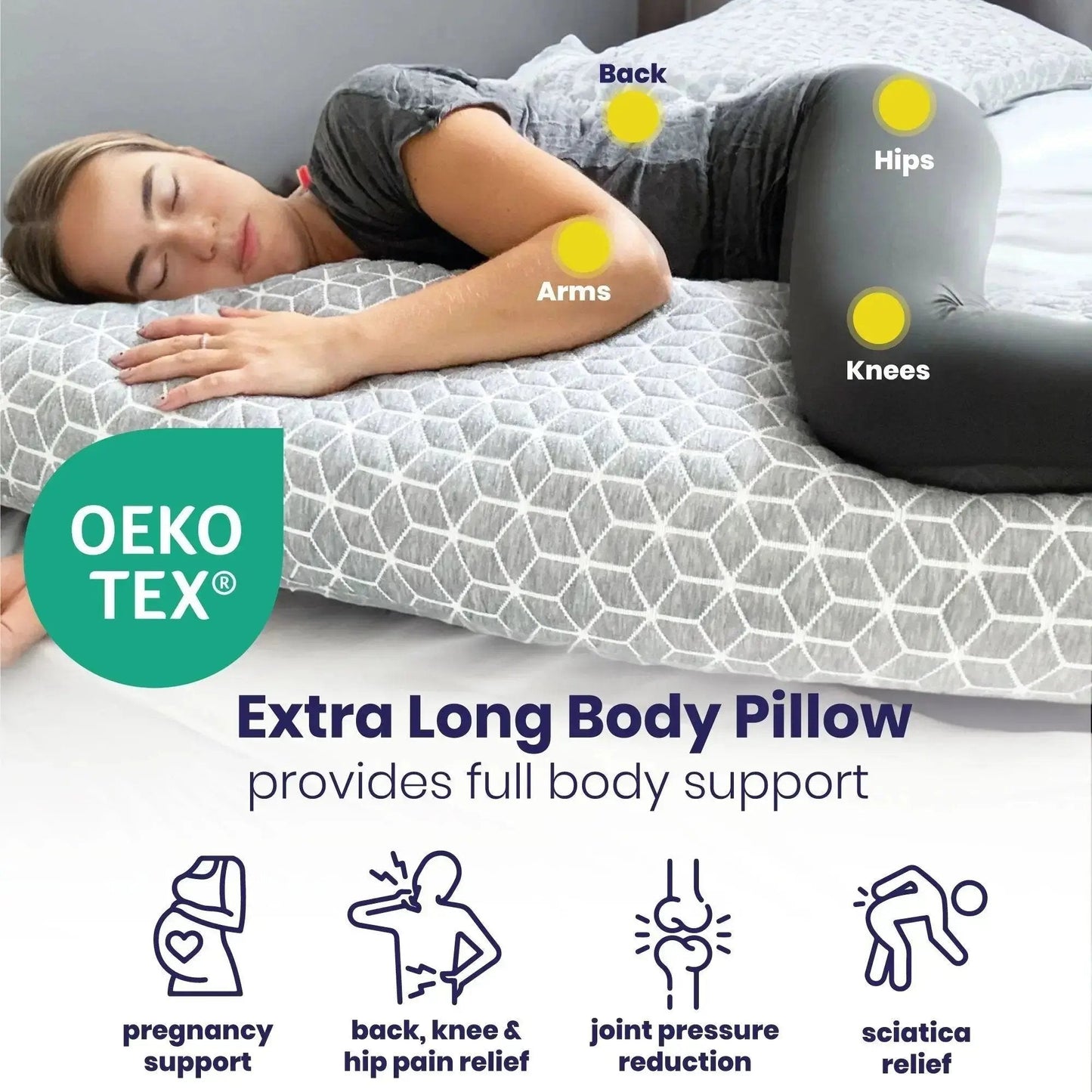 Brightr® Hug Body Pillow