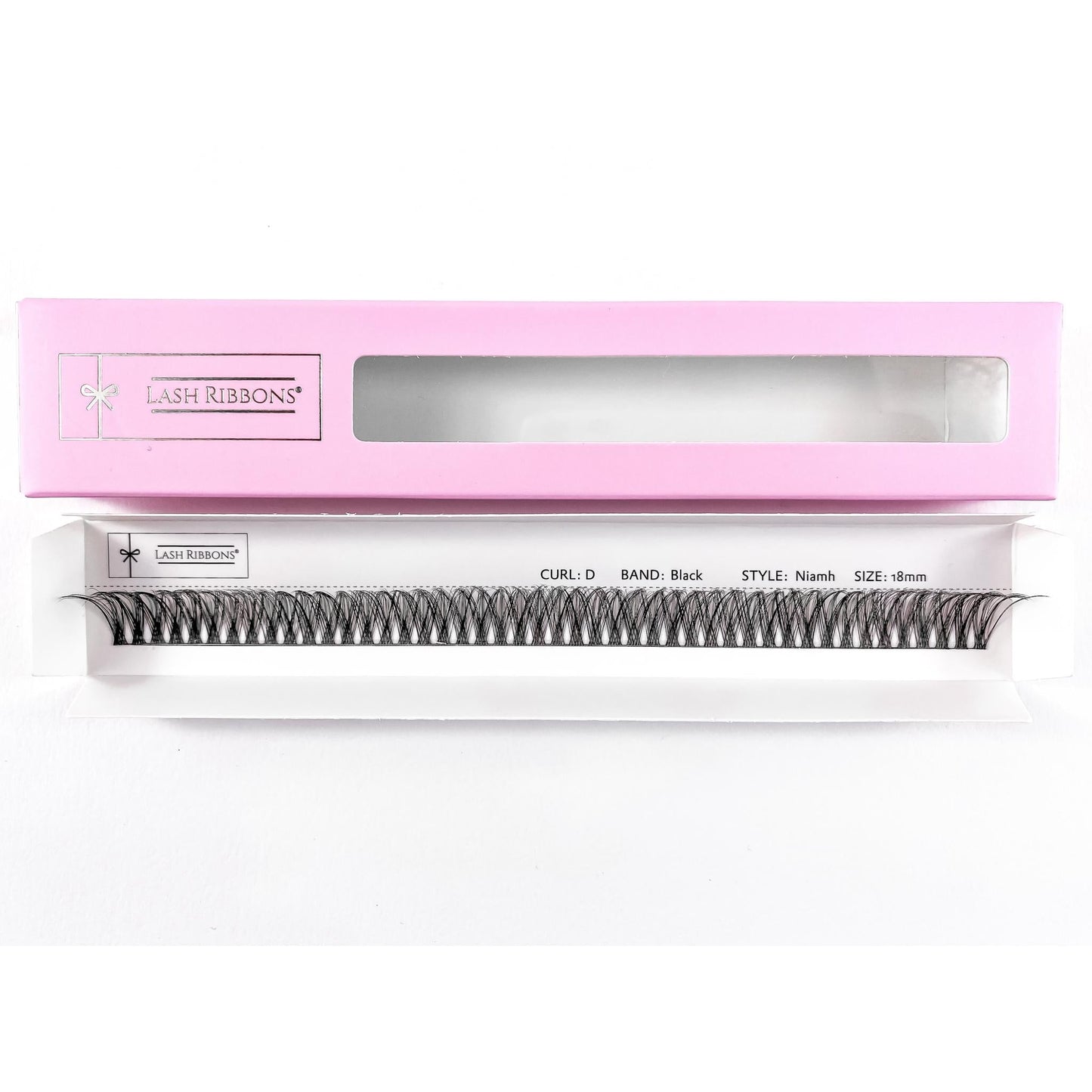 3D 'C' Curl Black / Brown Lash Ribbons® Starter Kit (With Clear Lash Bond)
