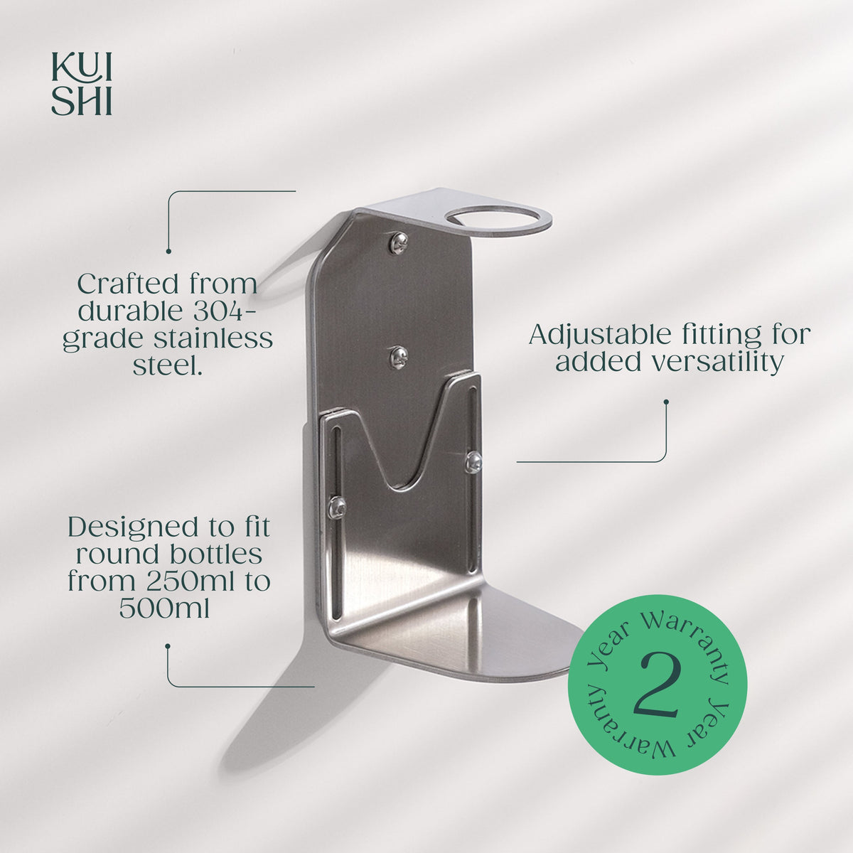 Nickel Single Bottle Holder