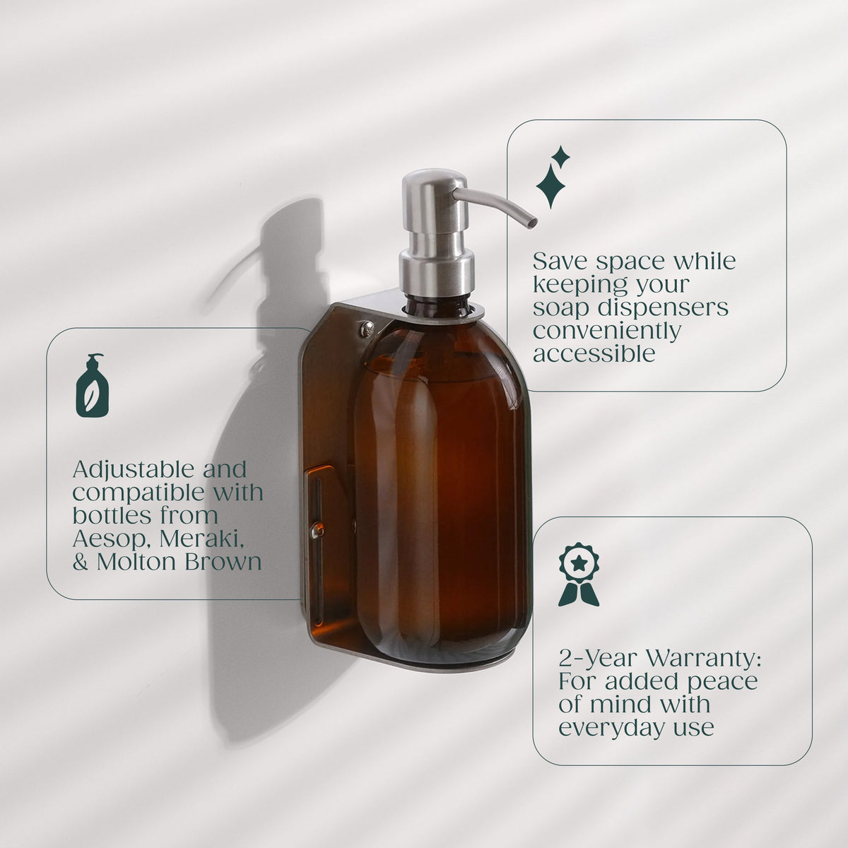 Nickel Single Bottle Holder