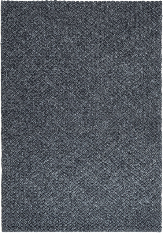 Solid Design Recycled Low Pile Eco Rug | Nila