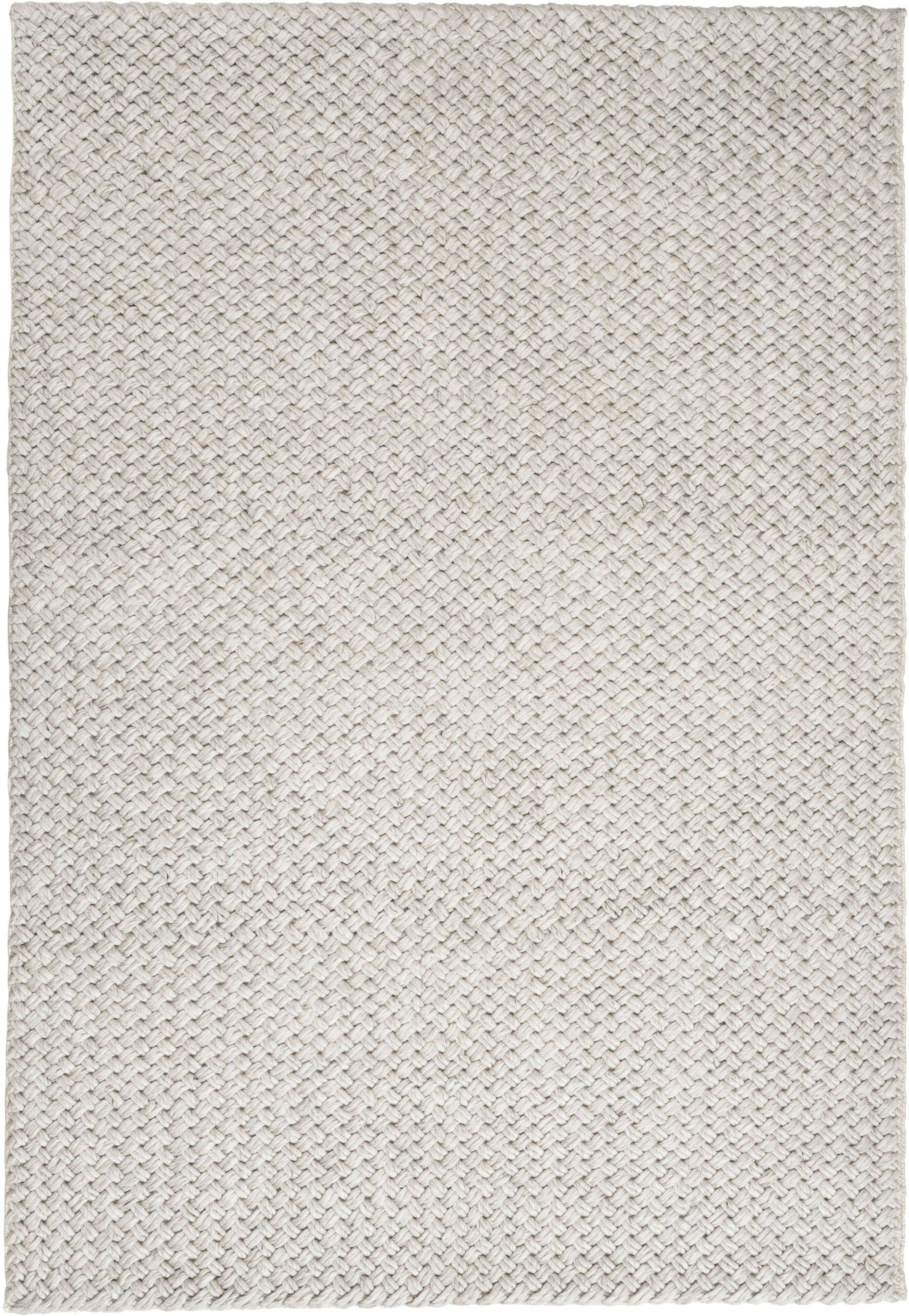 Solid Design Recycled Low Pile Eco Rug | Nila