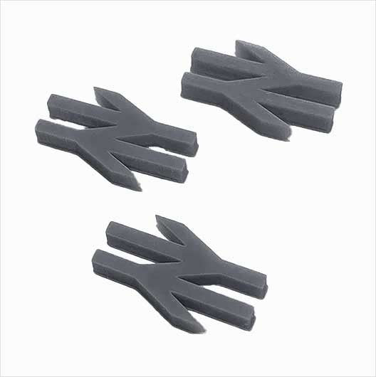 O Scale Ready to Paint British Rail Logo (3 pack)