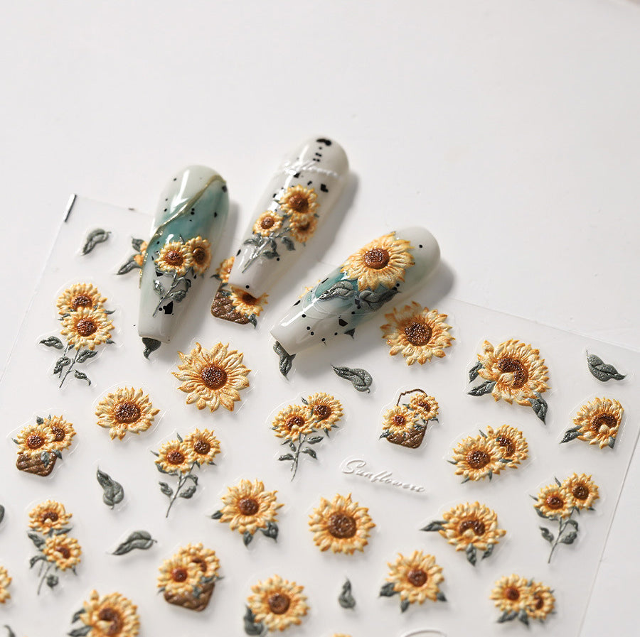 Hello Claws | Sunflower Nail Deco Sticker