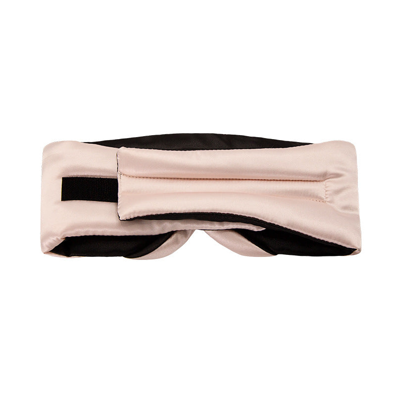 Havenzx Soft Silk Eye Mask Thick Nose Bridge Shading for Restful Sleep & Daily Nap