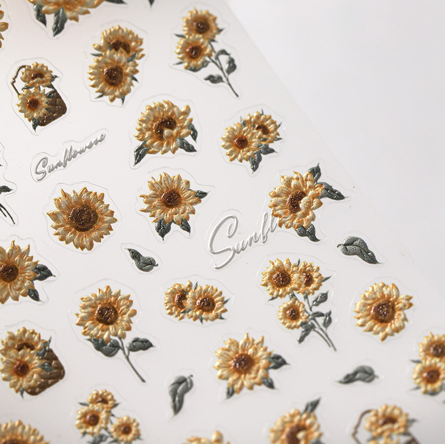Hello Claws | Sunflower Nail Deco Sticker