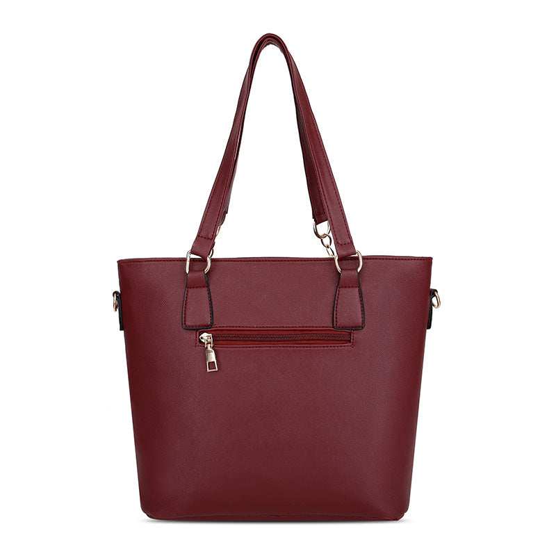 6/Piece Set Mother Handbag Vintage Tote Bags Printed High Quality Women's Bag Trend One Shoulder Crossbody Women Handbags Purse