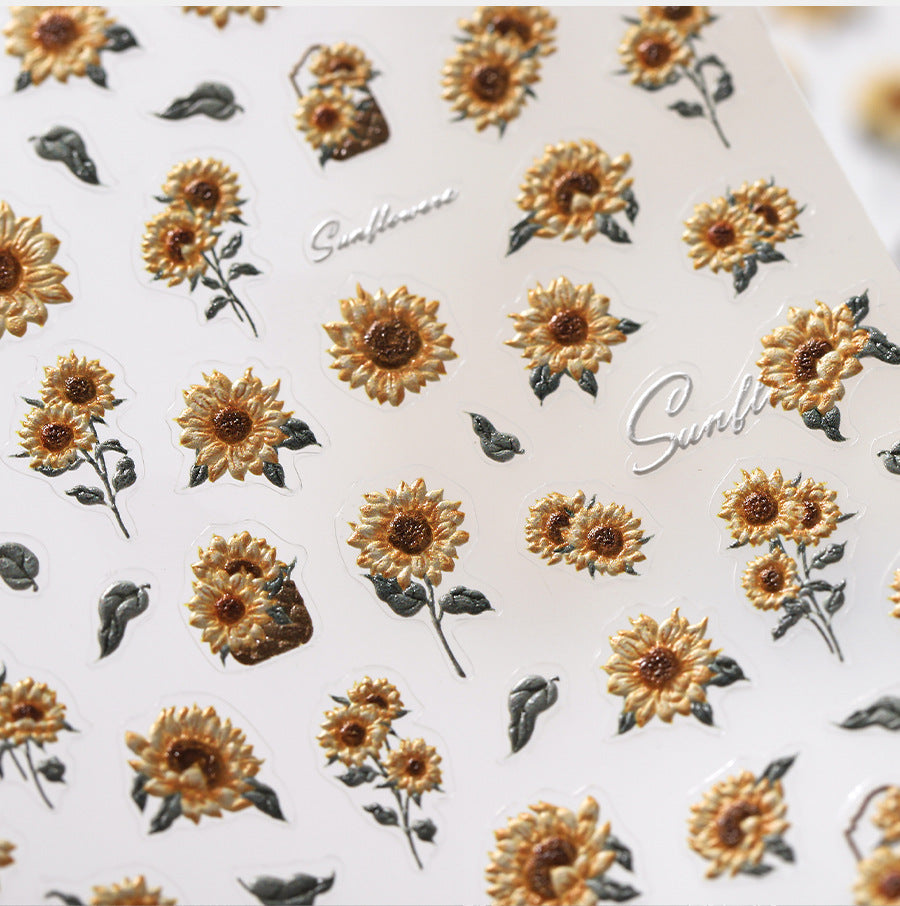 Hello Claws | Sunflower Nail Deco Sticker