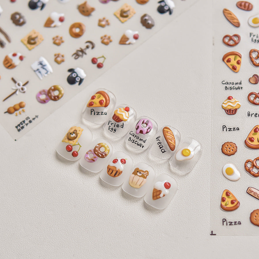 Hello Claws | Sheep And Cherry Nail Deco Sticker