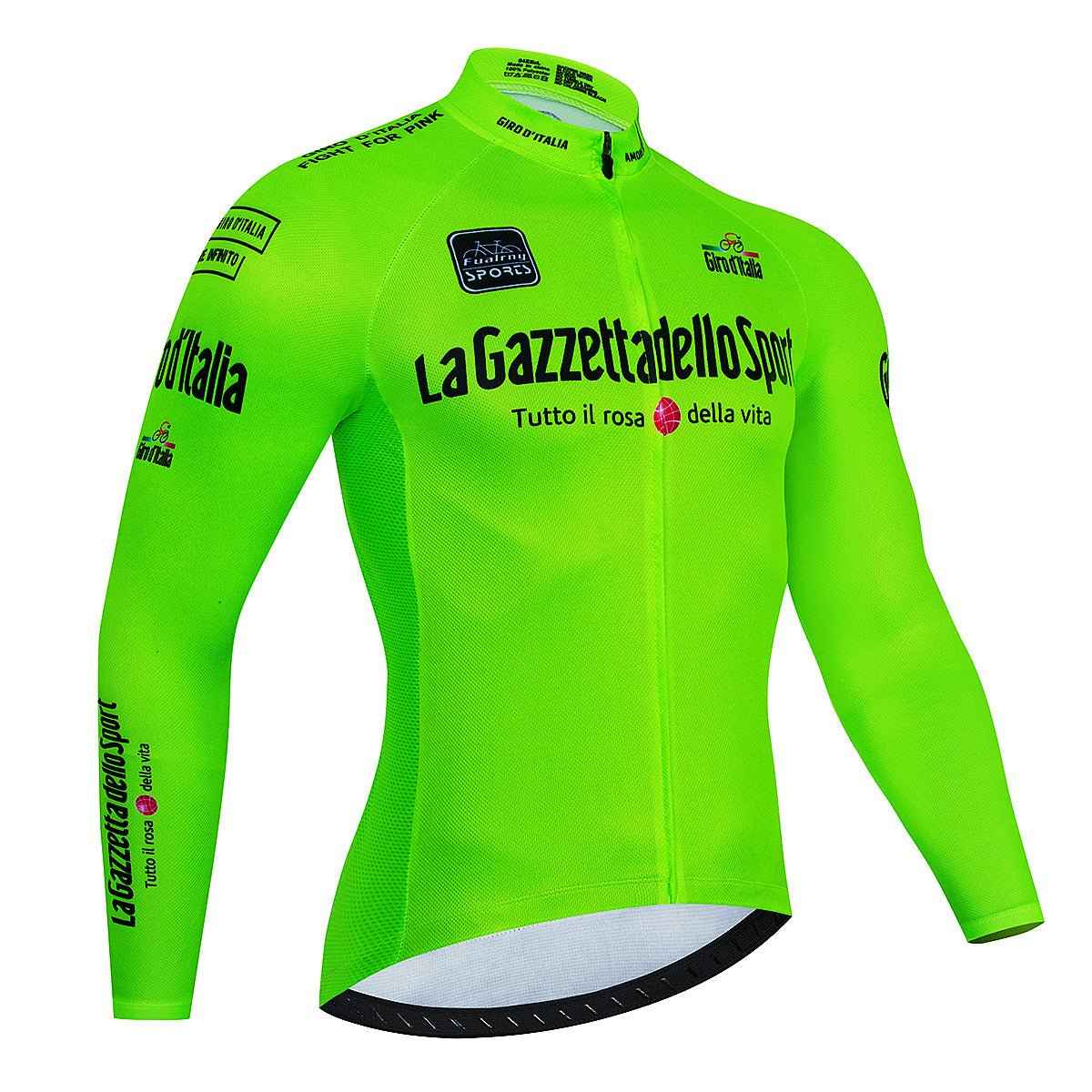 Men's Cycling Jersey Long Sleeve - Breathable Quick-Drying Performance Shirt