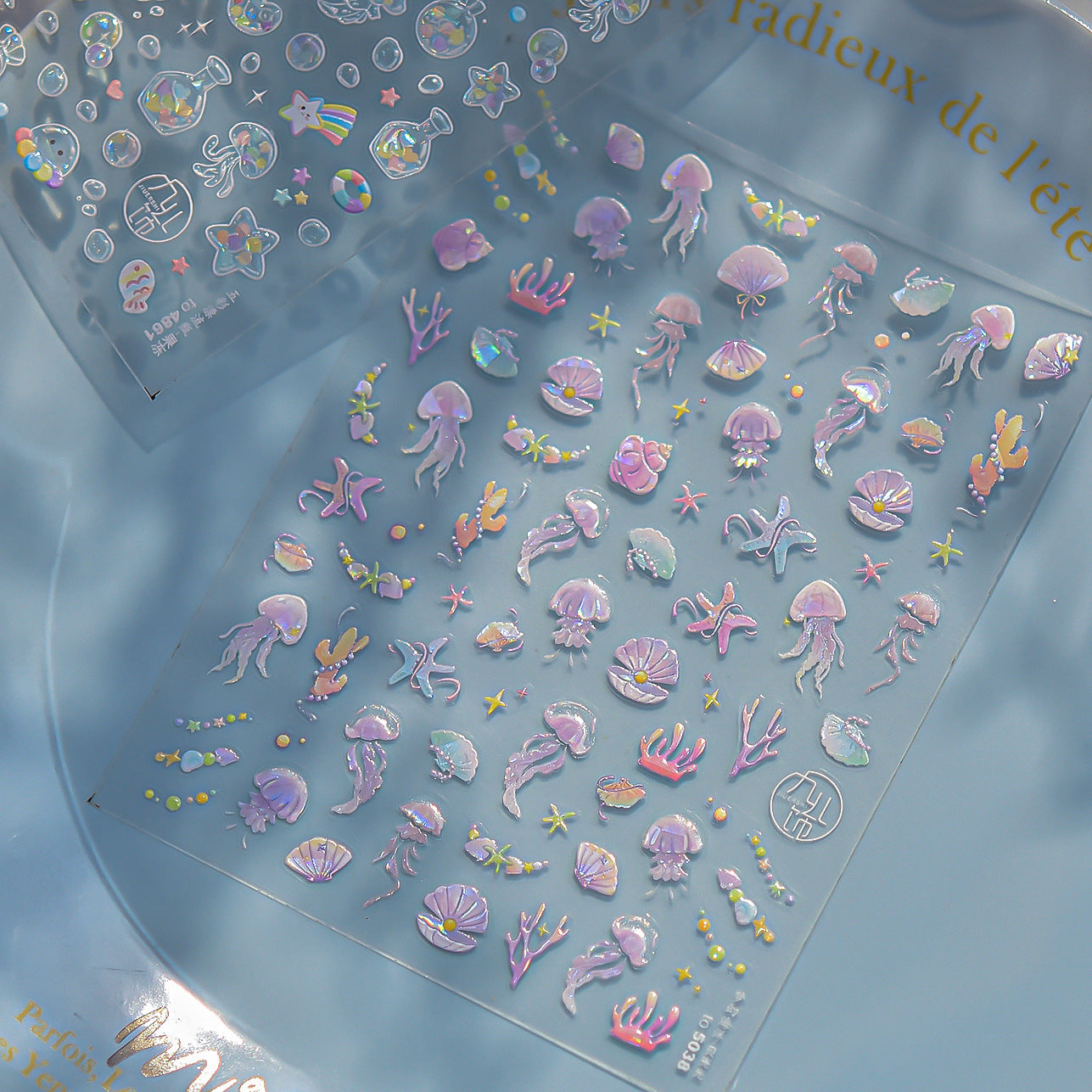 Hello Claws | Bubble Jelly Fish Nail Deco Sticker