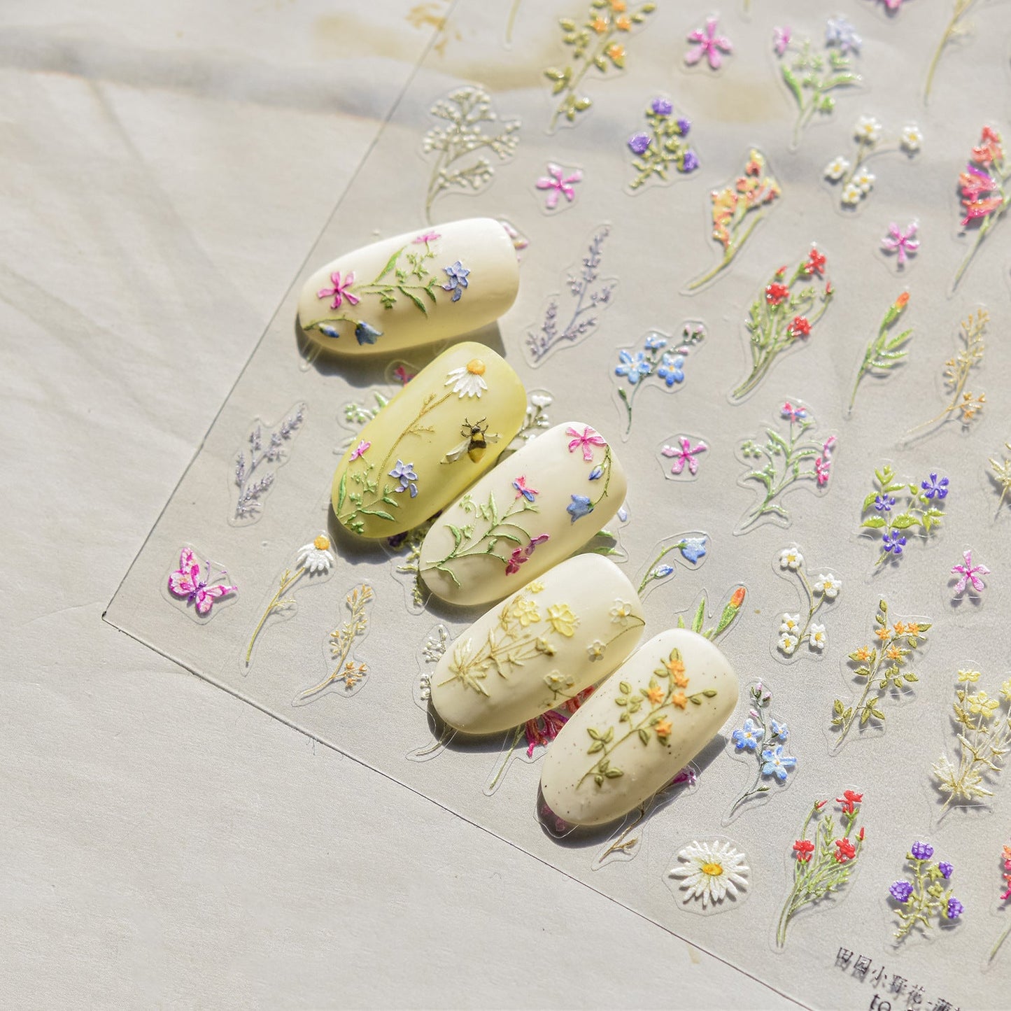Hello Claws | Spring Wild Flower Nail Deco Sticker