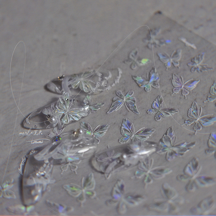 Hello Claws | Crystal Butterfly 5D Nail Deco Sticker
