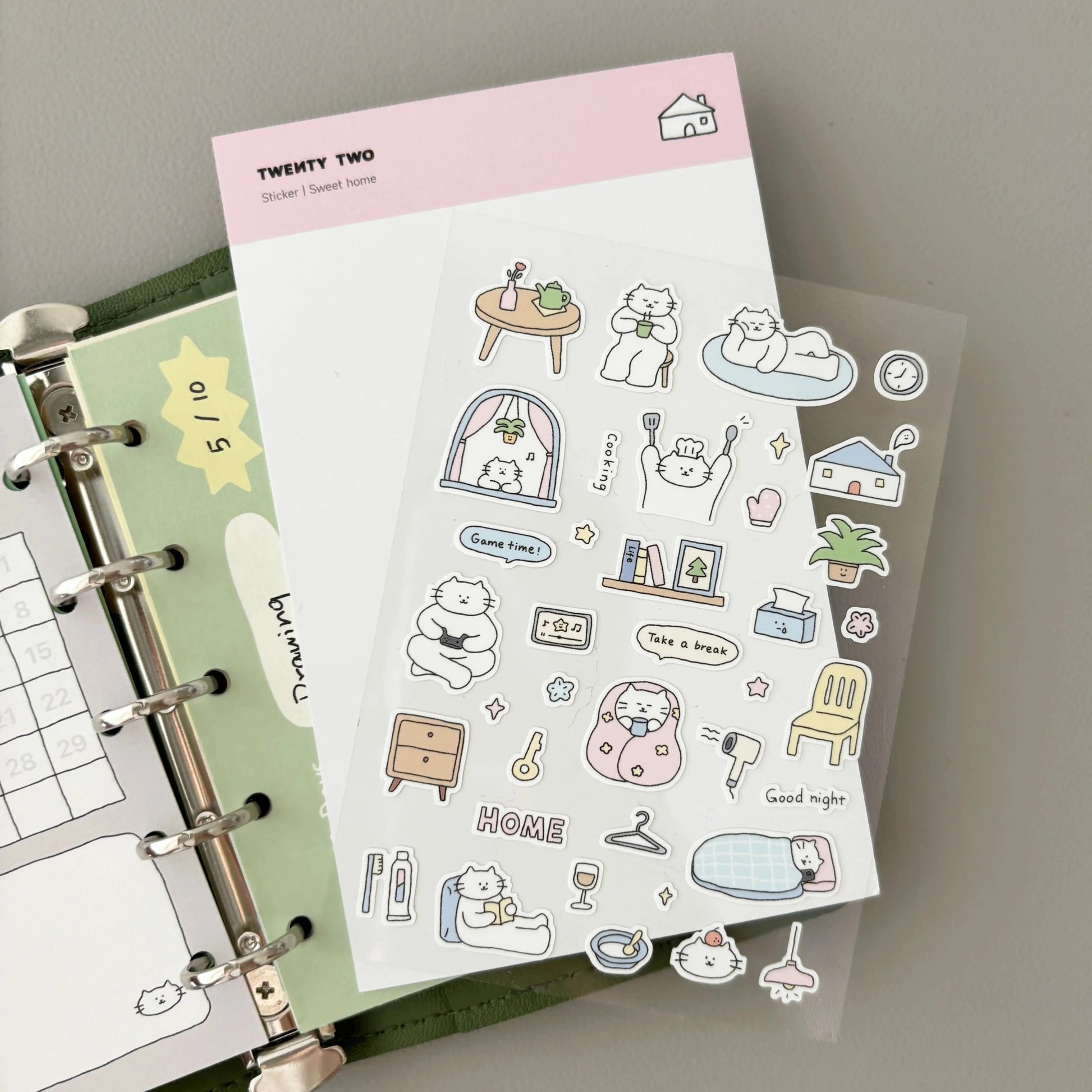 Twenty Two | Mini Kitty Life Sticker