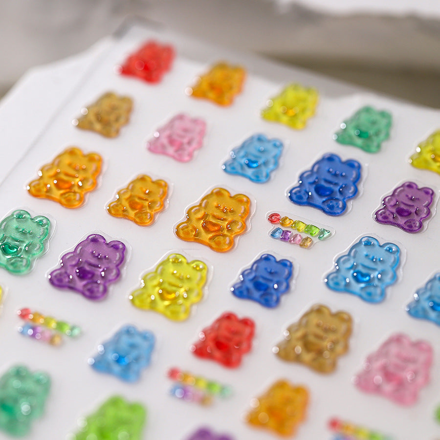 Hello Claws | Candy Bear Jelly Nail Deco Sticker