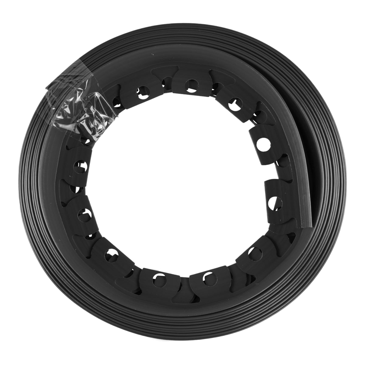 Lawn Border Set, Easy Border 40mm Black 10m With Pegs for Home and Garden Use