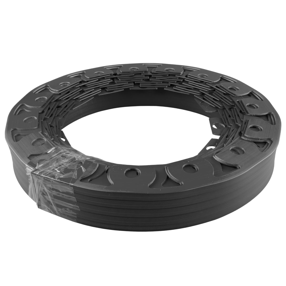 Lawn Border Set, Easy Border 40mm Black 10m With Pegs for Home and Garden Use