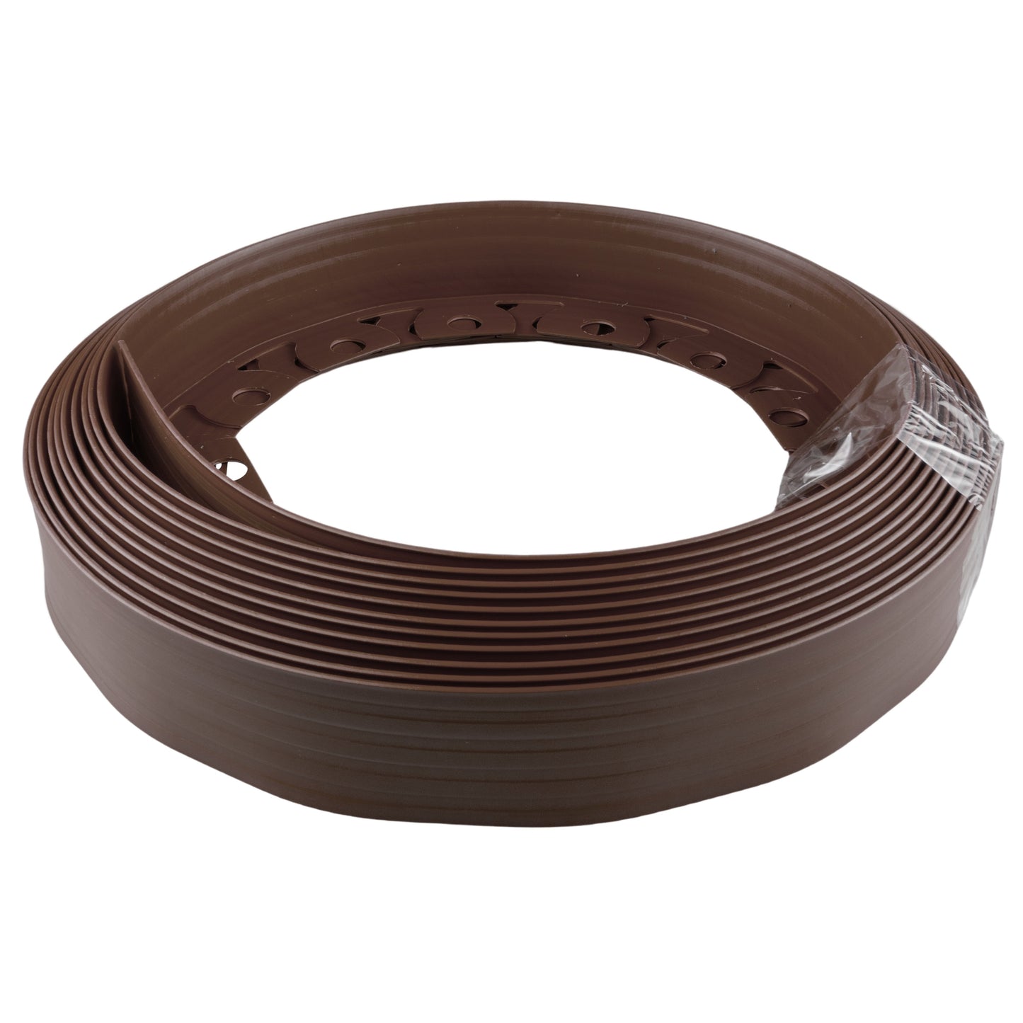 Lawn Border Set, Easy Border 40mm Brown 10m with Pegs for Home and Garden Use