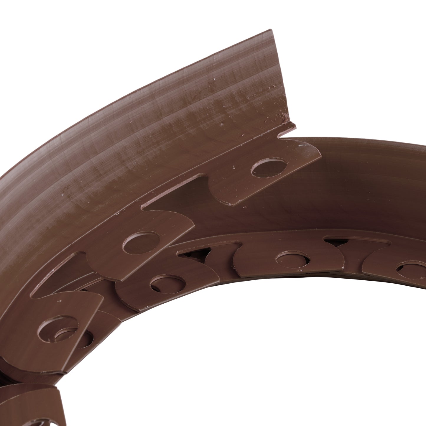 Lawn Border Set, Easy Border 40mm Brown 10m with Pegs for Home and Garden Use