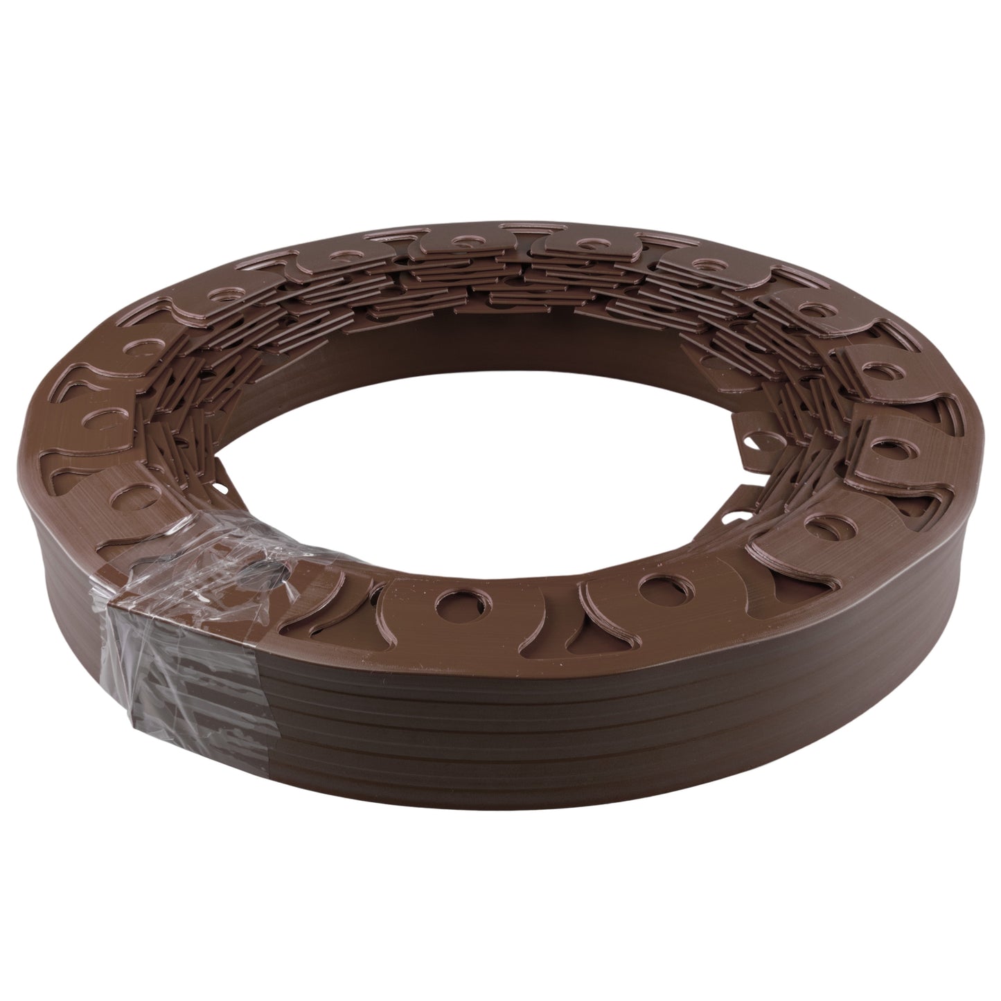 Lawn Border Set, Easy Border 40mm Brown 10m with Pegs for Home and Garden Use