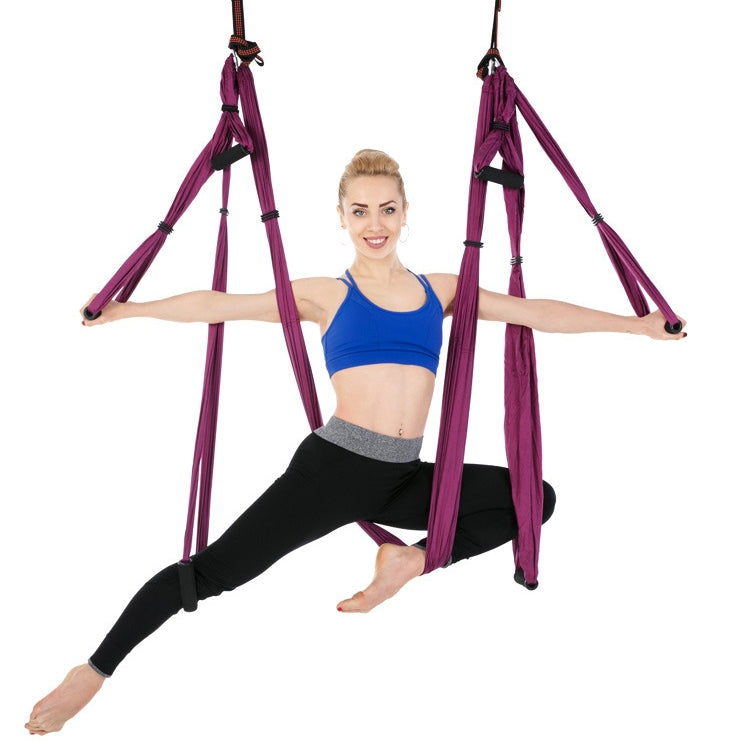 6 Handles Bodybuilding Handstand Inelasticity Aerial Yoga Hammock