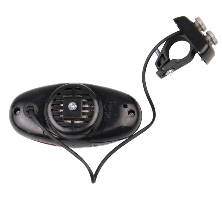 Bicycle 4 Tone Electronic Horn Mountain Bike LED Tail Light Bicycle Multifunction Horn