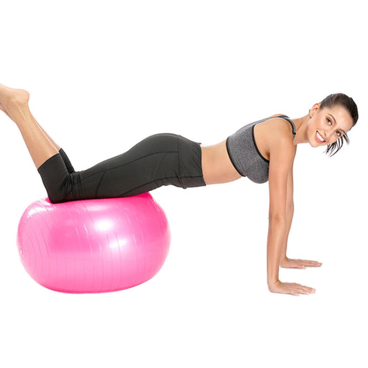 Thickening Explosion-proof Big Yoga Ball Sport Fitness Ball Environmental Pregnant Yoga Ball, Diameter: 65cm, 65cm(Pink), 65cm(Purple)