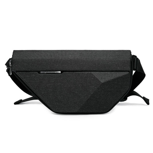 Bange BG-7502 Men Pyramid Hard Shell Waterproof Crossbody Chest Bag, Size: 35 x 18 x 5cm, 35 x 18 x 5cm(Black)
