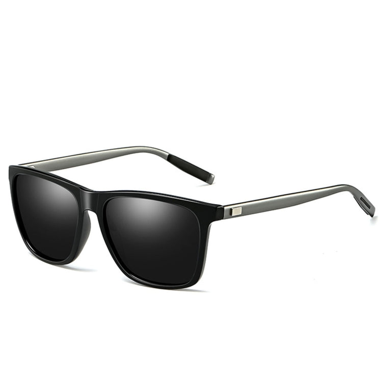 Men Retro Fashion Aluminum Magnesium Frame UV400 Polarized Sunglasses, Grey+ Silver, Demi Brown + Brown, Black Tarnish+ G15 Green, Black Tarnish+ Blue, Black Tarnish+ Grey, Black Tarnish+ Pink, Black Silver+ Grey