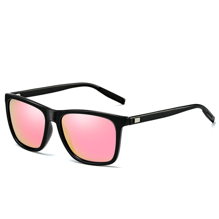 Men Retro Fashion Aluminum Magnesium Frame UV400 Polarized Sunglasses, Black Tarnish+ Pink, Black Silver+ Grey, Grey+ Silver, Demi Brown + Brown, Black Tarnish+ G15 Green, Black Tarnish+ Blue, Black Tarnish+ Grey